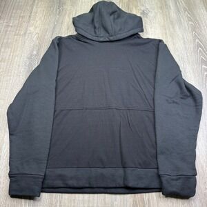 Twenty Mens Black Long Sleeve Performance Pullover Hooded Sweatshirt Size L